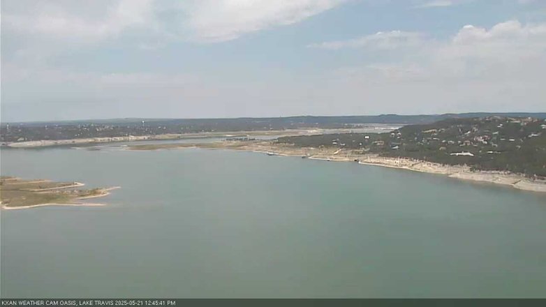 Lake Travis webcam, May 21, 2025 12:45 PM CT