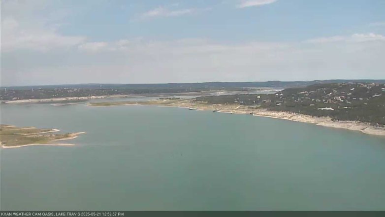 Lake Travis webcam, May 21, 2025 1:00 PM CT