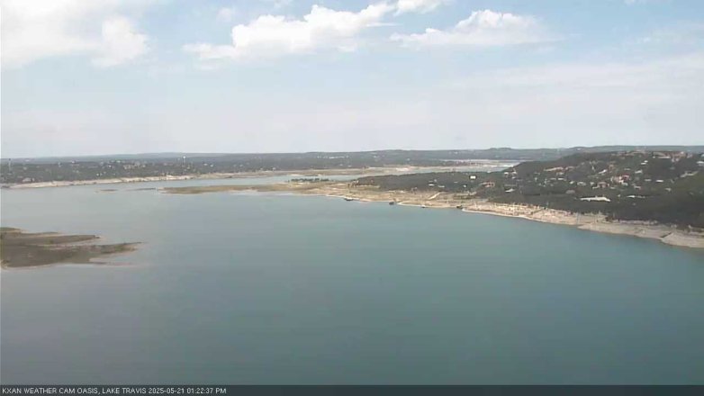 Lake Travis webcam, May 21, 2025 1:25 PM CT