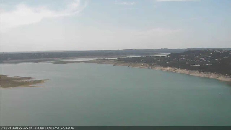 Lake Travis webcam, May 21, 2025 3:45 PM CT