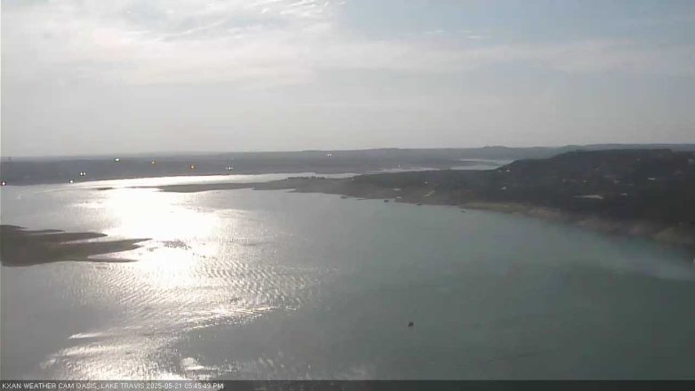 Lake Travis webcam, May 21, 2025 5:45 PM CT