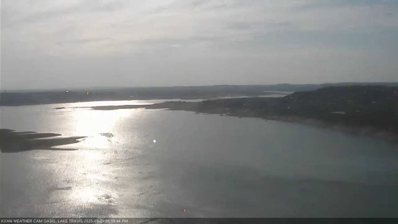 Lake Travis webcam, May 21, 2025 6:00 PM CT