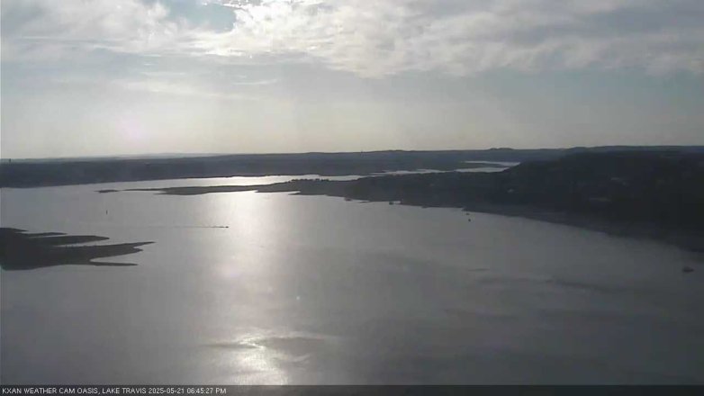 Lake Travis webcam, May 21, 2025 6:45 PM CT