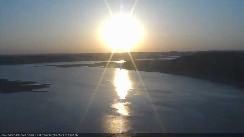 Lake Travis webcam, May 21, 2025 8:00 PM CT