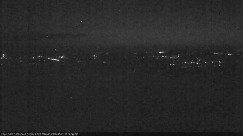 Lake Travis webcam, May 21, 2025 9:25 PM CT