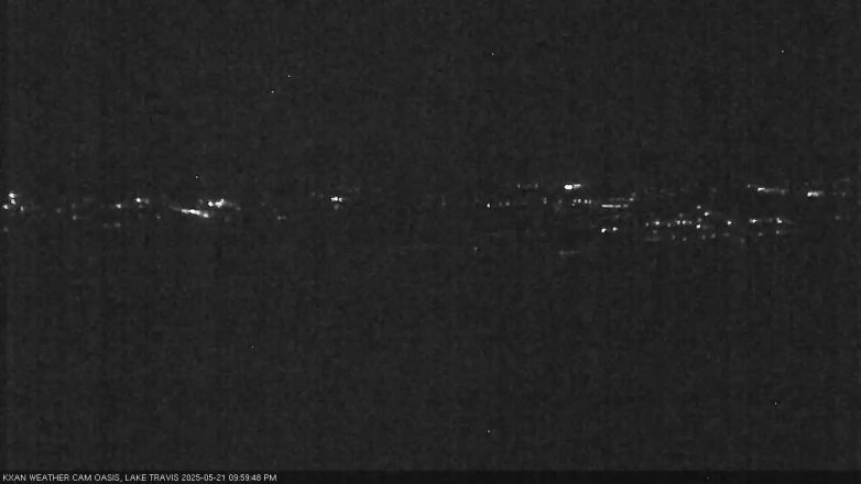Lake Travis webcam, May 21, 2025 10:00 PM CT