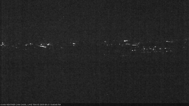 Lake Travis webcam, May 21, 2025 10:45 PM CT