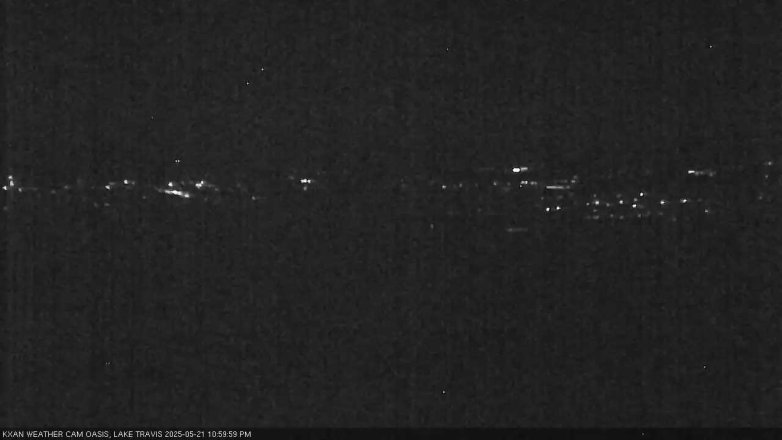 Lake Travis webcam, May 21, 2025 11:00 PM CT
