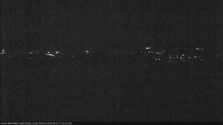 Lake Travis webcam, May 21, 2025 11:25 PM CT