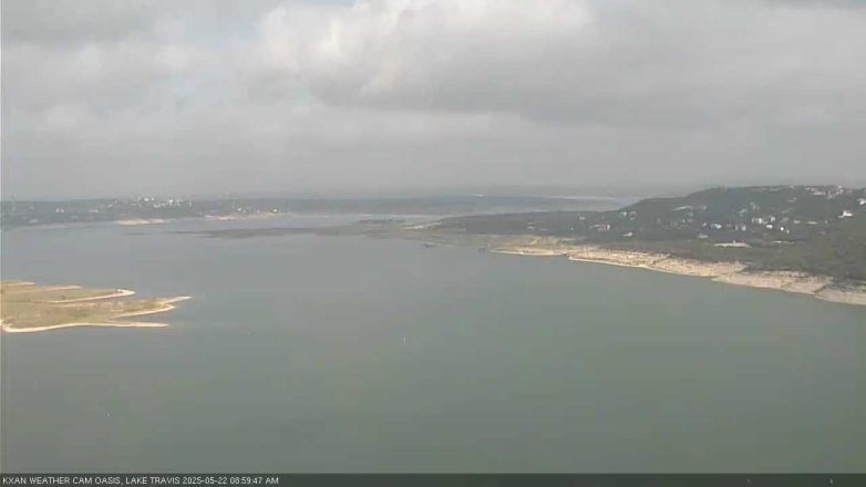 Lake Travis webcam, May 22, 2025 9:00 AM CT