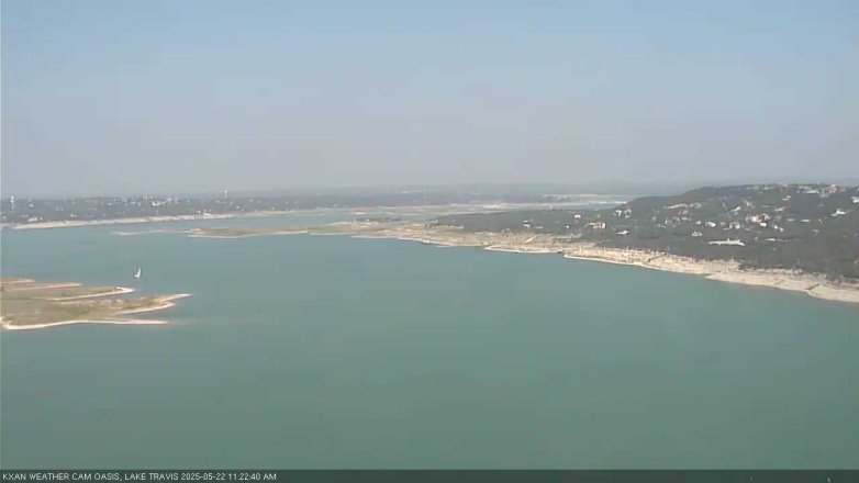 Lake Travis webcam, May 22, 2025 11:25 AM CT