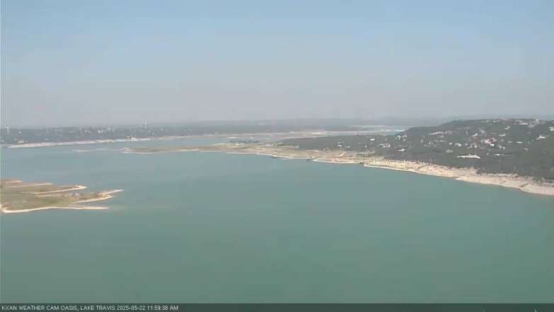Lake Travis webcam, May 22, 2025 12:00 PM CT