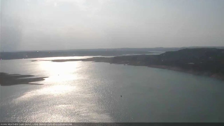 Lake Travis webcam, May 22, 2025 5:45 PM CT