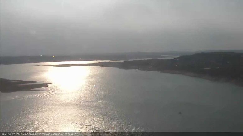 Lake Travis webcam, May 22, 2025 6:00 PM CT