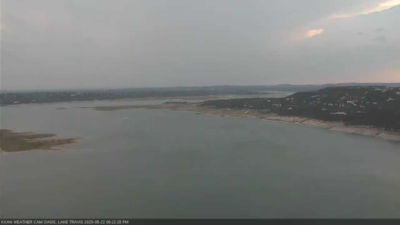 Lake Travis webcam, May 22, 2025 6:25 PM CT
