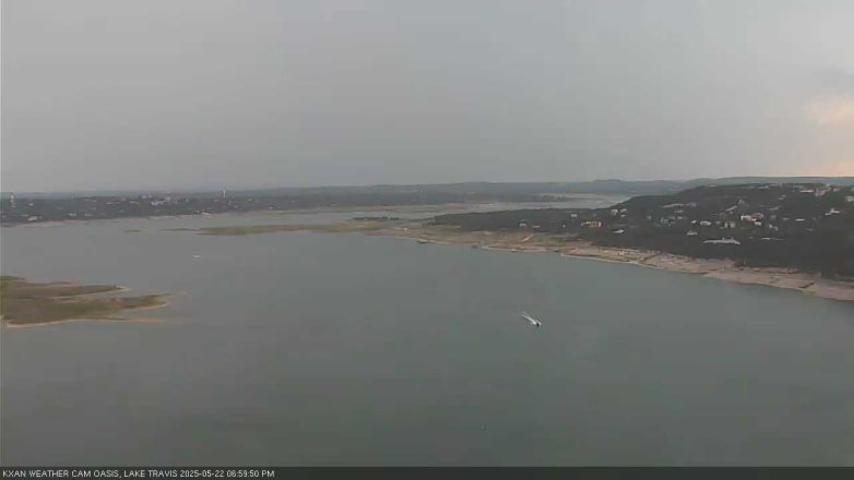 Lake Travis webcam, May 22, 2025 7:00 PM CT