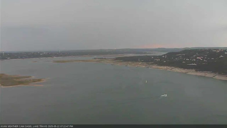 Lake Travis webcam, May 22, 2025 7:25 PM CT