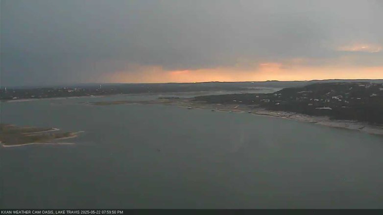 Lake Travis webcam, May 22, 2025 8:00 PM CT