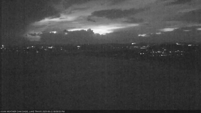 Lake Travis webcam, May 22, 2025 9:00 PM CT