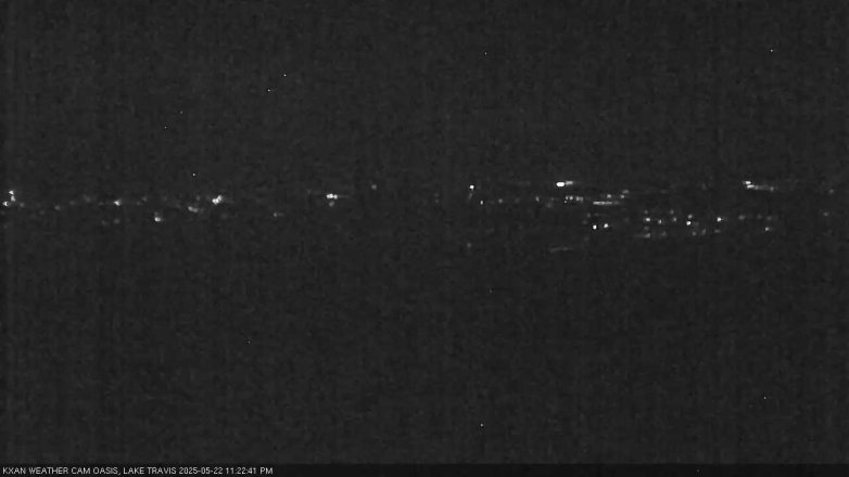 Lake Travis webcam, May 22, 2025 11:25 PM CT