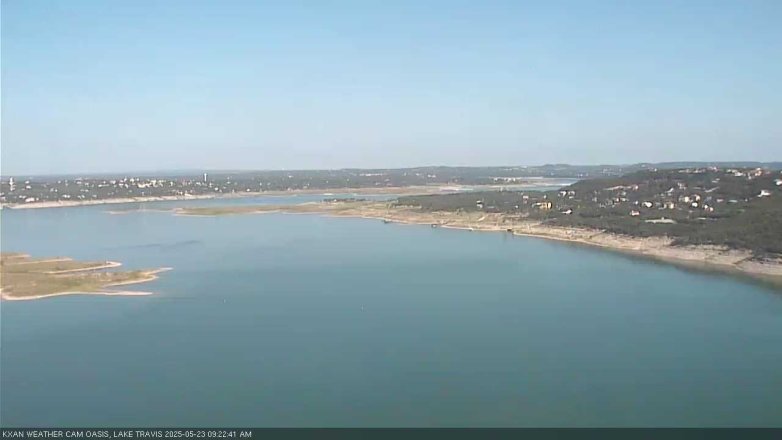 Lake Travis webcam, May 23, 2025 9:25 AM CT