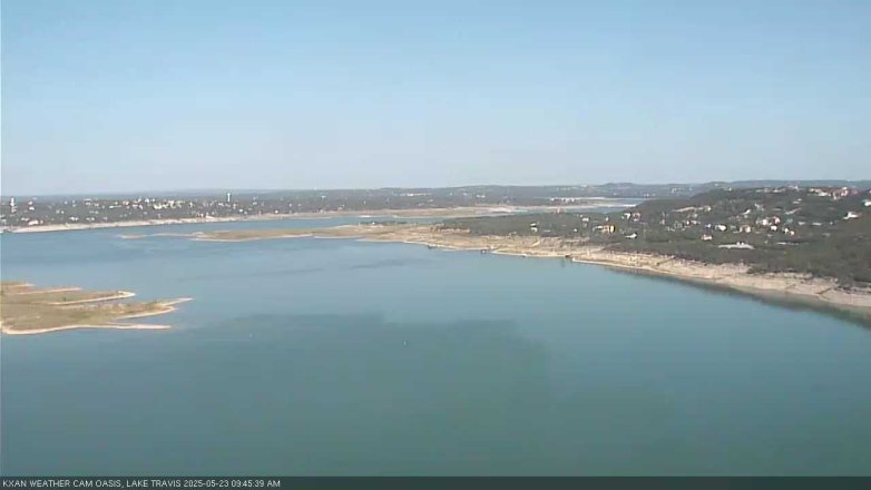 Lake Travis webcam, May 23, 2025 9:45 AM CT