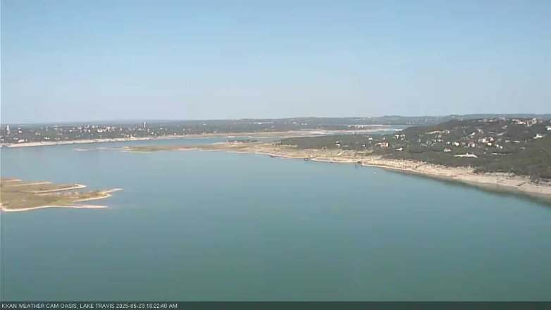 Lake Travis webcam, May 23, 2025 10:25 AM CT