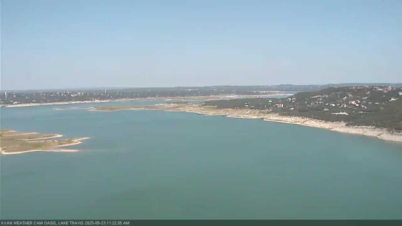 Lake Travis webcam, May 23, 2025 11:25 AM CT