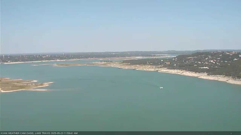 Lake Travis webcam, May 23, 2025 12:00 PM CT