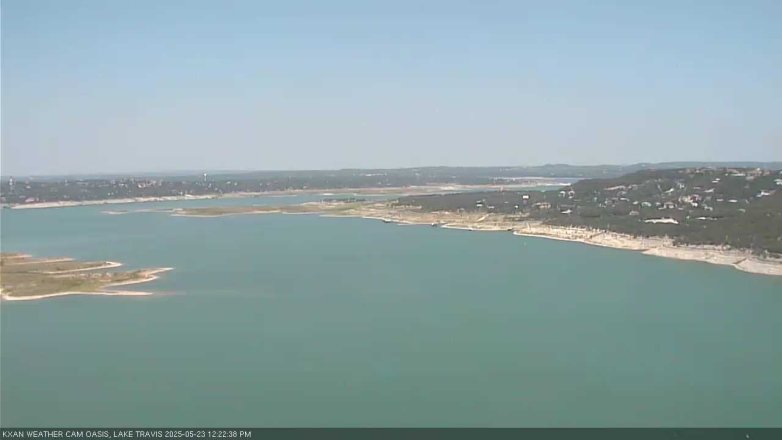 Lake Travis webcam, May 23, 2025 12:25 PM CT
