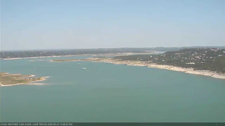 Lake Travis webcam, May 23, 2025 12:45 PM CT