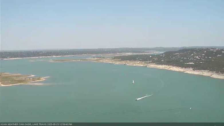Lake Travis webcam, May 23, 2025 1:00 PM CT