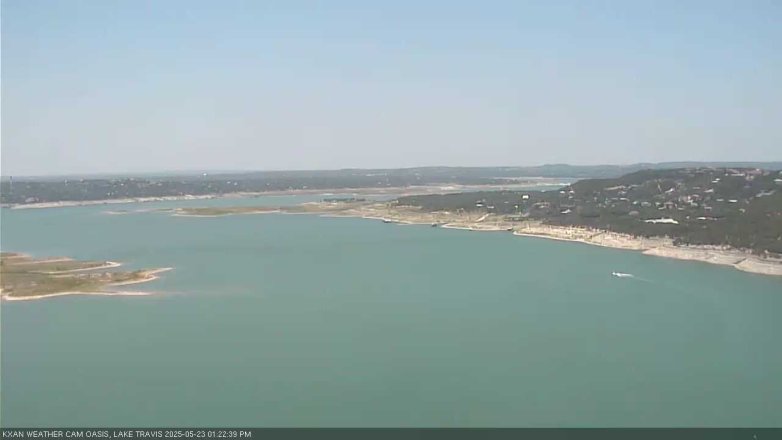 Lake Travis webcam, May 23, 2025 1:25 PM CT