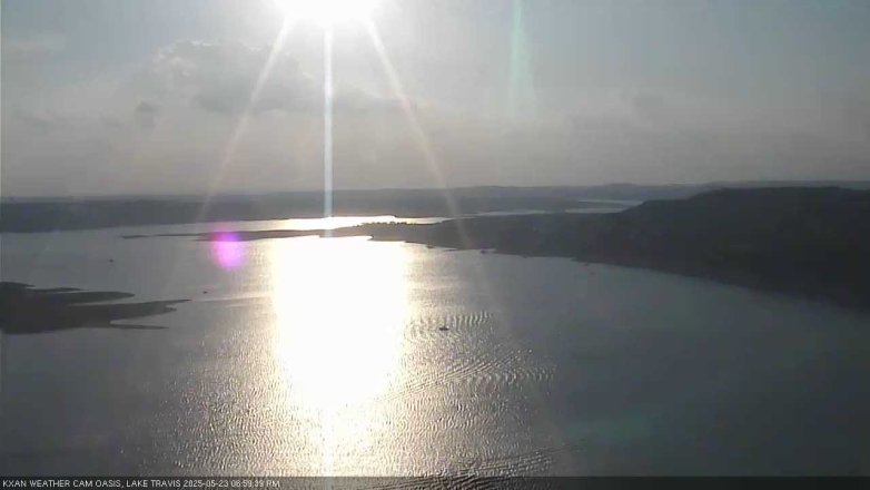 Lake Travis webcam, May 23, 2025 7:00 PM CT