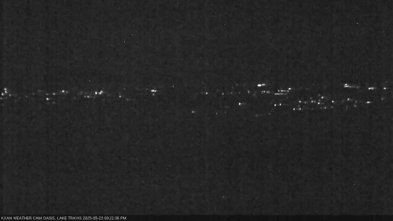 Lake Travis webcam, May 23, 2025 9:25 PM CT