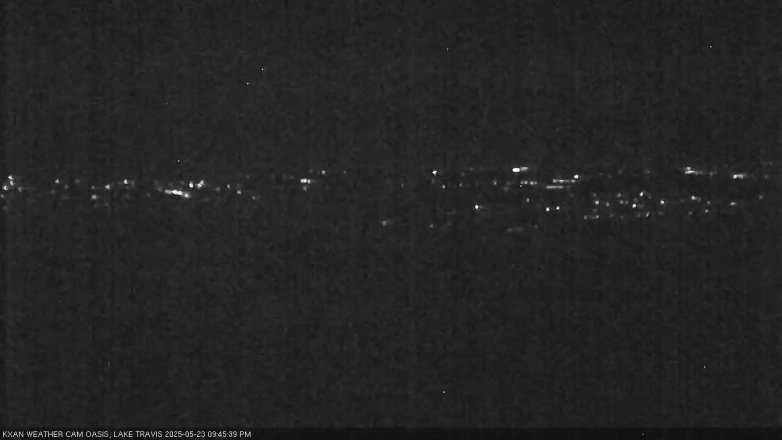 Lake Travis webcam, May 23, 2025 9:45 PM CT