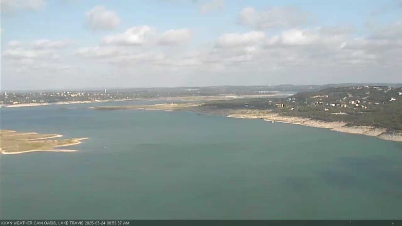 Lake Travis webcam, May 24, 2025 9:00 AM CT