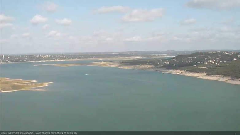 Lake Travis webcam, May 24, 2025 9:25 AM CT