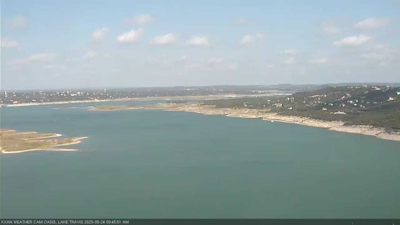 Lake Travis webcam, May 24, 2025 9:45 AM CT