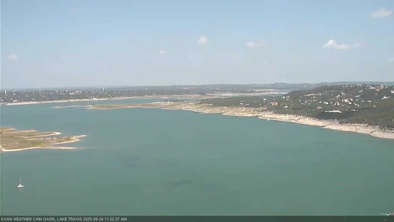 Lake Travis webcam, May 24, 2025 11:25 AM CT