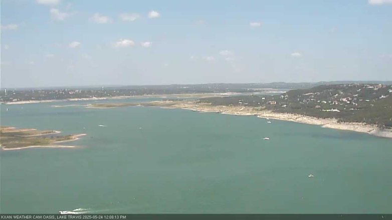 Lake Travis webcam, May 24, 2025 12:00 PM CT