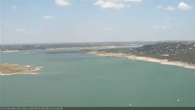 Lake Travis webcam, May 24, 2025 12:25 PM CT