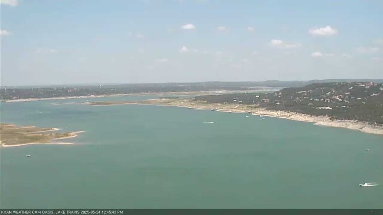 Lake Travis webcam, May 24, 2025 12:45 PM CT