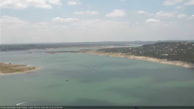 Lake Travis webcam, May 24, 2025 2:25 PM CT