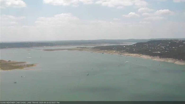 Lake Travis webcam, May 24, 2025 3:00 PM CT