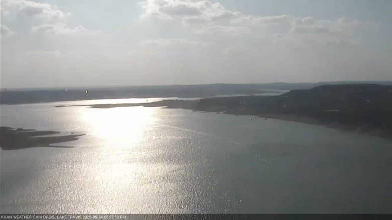Lake Travis webcam, May 24, 2025 6:00 PM CT