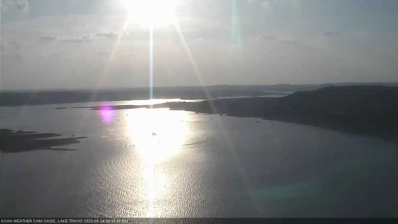 Lake Travis webcam, May 24, 2025 7:00 PM CT
