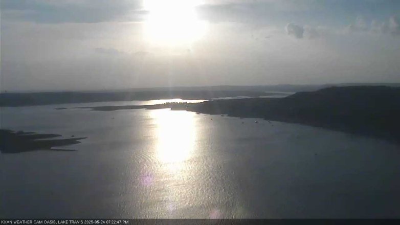 Lake Travis webcam, May 24, 2025 7:25 PM CT