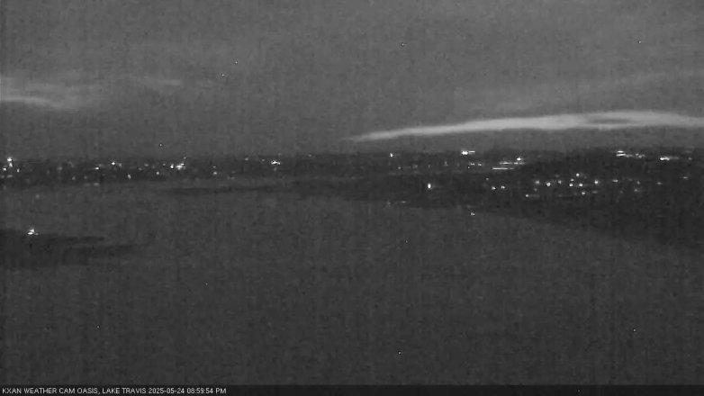 Lake Travis webcam, May 24, 2025 9:00 PM CT
