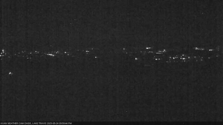 Lake Travis webcam, May 24, 2025 10:00 PM CT